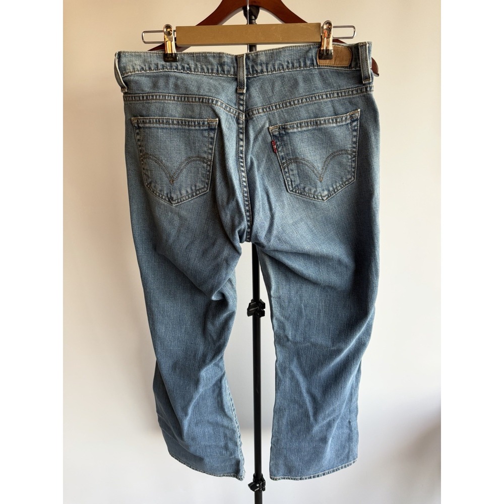 Levi's 529 Women's Sz. 12M Blue Denim Curvy Bootcut Jeans 5-Pocket Button Zip